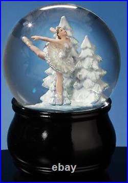 Elegant Swan Lake Ballet Water Globe by Music Globe snow Christmas gift