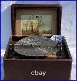Empress 9-1/4 Disc Music Box