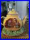 Enesco-1989-Bungalow-Teapot-Animated-Lighted-Mouse-House-Music-Box-Free-1994-01-eur