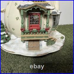 Enesco 1993 Holiday Bungalow Twas the Night Before Christmas Let It Snow Music