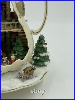 Enesco 1993 Holiday Bungalow Twas the Night Before Christmas Let It Snow Music Enesco 1993 Holiday Bungalow Twas the Night Before Christmas Let It Snow Music