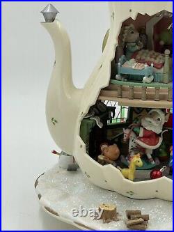 Enesco 1993 Holiday Bungalow Twas the Night Before Christmas Let It Snow Music Enesco 1993 Holiday Bungalow Twas the Night Before Christmas Let It Snow Music