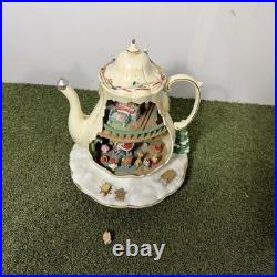 Enesco 1993 Holiday Bungalow Twas the Night Before Christmas Let It Snow Music