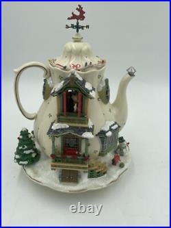 Enesco 1993 Holiday Bungalow Twas the Night Before Christmas Let It Snow Music Enesco 1993 Holiday Bungalow Twas the Night Before Christmas Let It Snow Music
