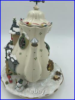 Enesco 1993 Holiday Bungalow Twas the Night Before Christmas Let It Snow Music Enesco 1993 Holiday Bungalow Twas the Night Before Christmas Let It Snow Music