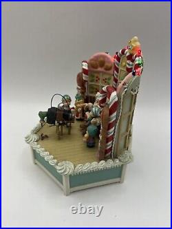 Enesco Christmas VillageJolly Old St. Nicholas Musical With Lights 1991 Vtg READ