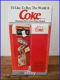 Enesco Coca Cola Music Box I'd Like To Buy The World A Coke Animation 1993
