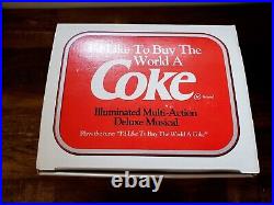 Enesco Coca Cola Music Box I'd Like To Buy The World A Coke Animation 1993