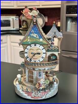 Enesco Enchanted Clocktower Vtg 1993 Animated Musical Display Works See Video