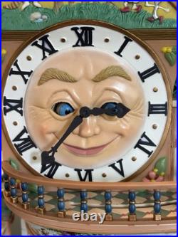 Enesco Enchanted Clocktower Vtg 1993 Animated Musical Display Works See Video