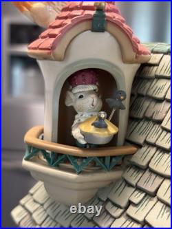 Enesco Enchanted Clocktower Vtg 1993 Animated Musical Display Works See Video