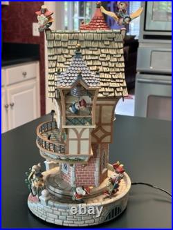 Enesco Enchanted Clocktower Vtg 1993 Animated Musical Display Works See Video