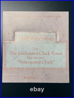 Enesco Enchanted Clocktower Vtg 1993 Animated Musical Display Works See Video