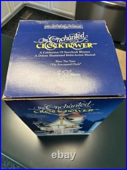 Enesco Enchanted Clocktower Vtg 1993 Animated Musical Display Works See Video