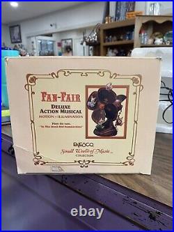 Enesco Fan-Fair Deluxe Action Musical Plays In The Good Old Summertime Motions