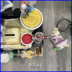 Enesco Home On The Range Multi-Action Music Box Whistle While You Work READ FLAW