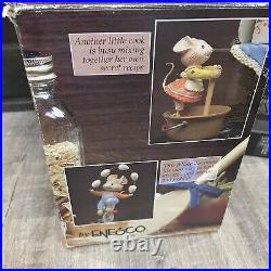 Enesco Home On The Range Multi-Action Music Box Whistle While You Work READ FLAW