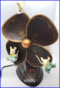 Enesco Mice Fan Fair Action In The Good Old Summertime Music Lights Motion WORKS