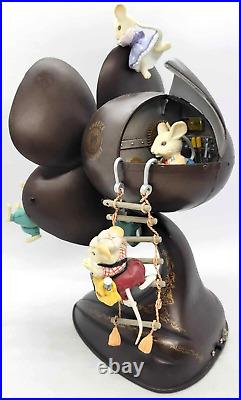 Enesco Mice Fan Fair Action In The Good Old Summertime Music Lights Motion WORKS