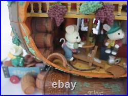 Enesco Mice Grape Expectations The Winery Animated Music Box s6