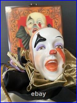 Enesco Music Box Pagliacci Limited Edition Musical Jack In The Box
