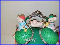 Enesco Music Box Time for Christmas Plays Musical Silver Bells With Box WORKS