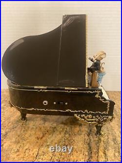 Enesco Music Mice-Tro Deluxe Action Grand Piano Music Box Plays Polonaise