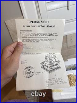 Enesco Opening Night Small World Of Music Musical Figurine Mice Mouse NEW