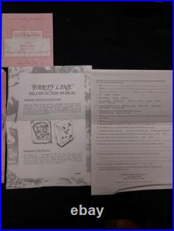 Enesco Party Line Musical Phone Mouse Animated NEW In Box Works? 2311
