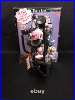 Enesco Party Line Musical Phone Mouse Animated NEW In Box Works? 2311