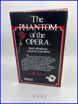 Enesco Phantom of Opera Music Box Open Fixed Jack-in-the-Box Music of the Night