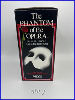 Enesco Phantom of Opera Music Box Open Fixed Jack-in-the-Box Music of the Night