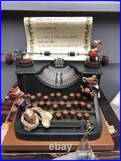 Enesco Small World Of Music Musical Typewriter All We Want For Christmas 568678