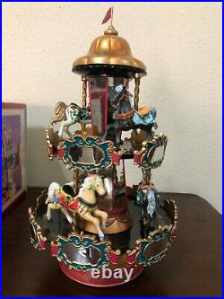 Enesco Small World Of Music Ponies On Parade Multi Action Musical Carousel 1997