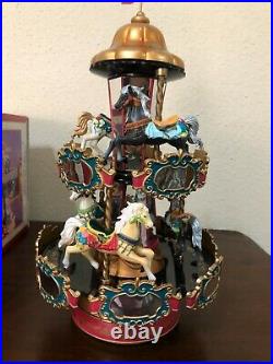 Enesco Small World Of Music Ponies On Parade Multi Action Musical Carousel 1997