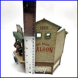 Enesco Small World of Music Mice Music Box Dry Gulch Saloon Camptown Races READ