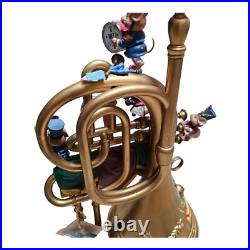 Enesco Strike Up The Band Mice Trumpet Multi-Action Music Box with Power Adapter
