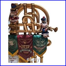 Enesco Strike Up The Band Mice Trumpet Multi-Action Music Box with Power Adapter