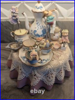 Enesco Tea For Two Musical Mouse Tea Party, Vintage& Most Desired Of Enesco Enesco Tea For Two Musical Mouse Tea Party, Vintage& Most Desired Of Enesco