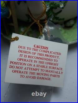 Enesco Teapot Bungalow Illuminated Lighted Action Musical Animated Mice Vintage