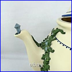 Enesco Teapot Bungalow Lighted Moving Music Box Oh What a Beautiful Morning