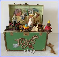 Enesco Treasure Chest Of Toys Music Box 1986 TOY SYMPHONY Tested & Works