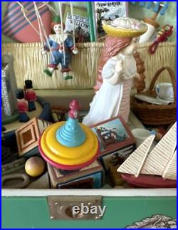Enesco Treasure Chest Of Toys Music Box 1986 TOY SYMPHONY Tested & Works