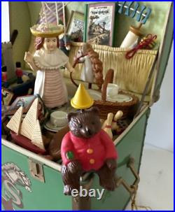 Enesco Treasure Chest Of Toys Music Box 1986 TOY SYMPHONY Tested & Works