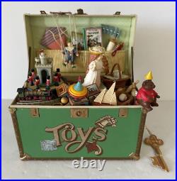 Enesco Treasure Chest Of Toys Music Box 1986 TOY SYMPHONY Tested & Works