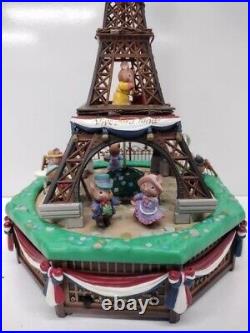 Enesco Viva LA France Musical Eiffel Tower 1992 RARE