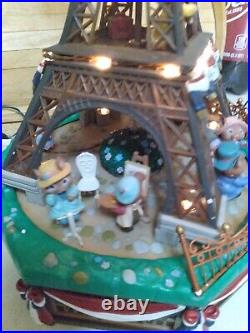 Enesco Viva LA France Musical Eiffel Tower 1992 RARE