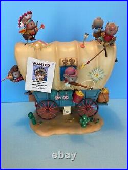 Enesco Waggin Tails musical covered wagon excellent condition