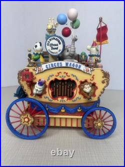 Enesco Workin' For Peanuts Lighted Action Musical Circus Wagon 1992 Box VIDEO