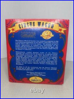 Enesco Workin' For Peanuts Lighted Action Musical Circus Wagon 1992 Box VIDEO